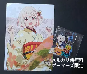 아크릴 스탠드 클리어 파일 치사토 타키나 게이머즈 리코리스 리코일