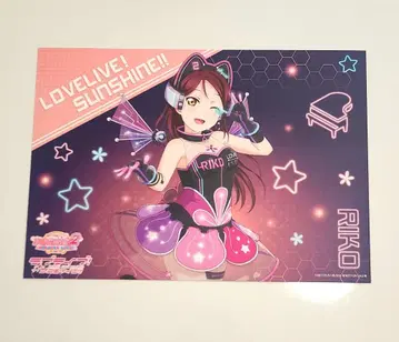 Aqours 사쿠라우치 리코 캐릭터 카페 런치 매트