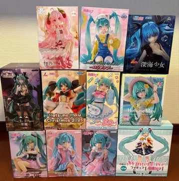 하츠네 미쿠 피규어 묶음 판매 11개