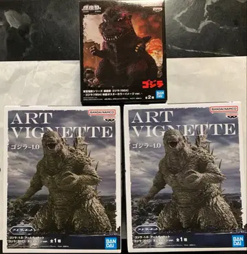 고질라 피규어 세트