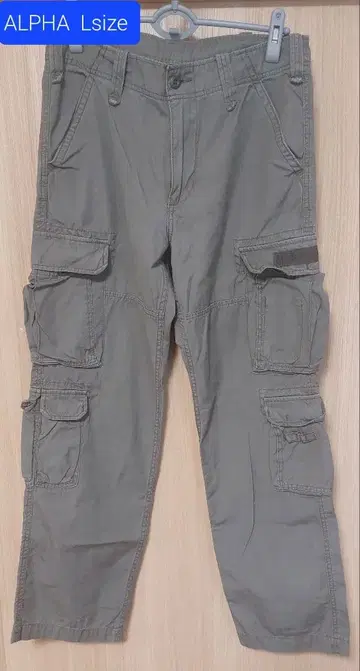 ALPHA 카고 팬츠 L 사이즈 카키