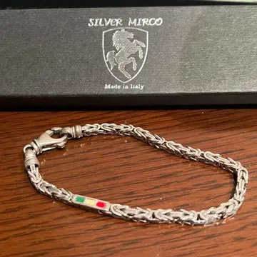 SILVER MIRCO 실버 체인 팔찌