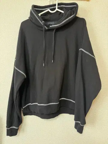 RAGEBLUE 블랙 후드 부착 후드티 L 사이즈