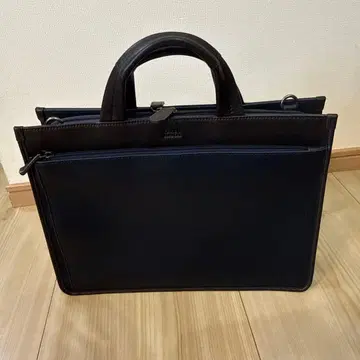 TAKEO KIKUCHI 비즈니스 백 네이비 다케오 키쿠치