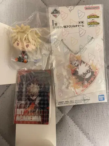 히로아카 제일복권 바쿠고 피규어 쵸코놋코 아크릴 참 카드