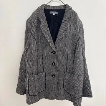 remain 테일러드 자켓 블랙 화이트 빅