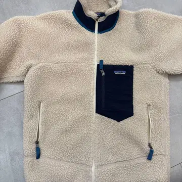 patagonia 플리스 자켓 S 크림 네이비