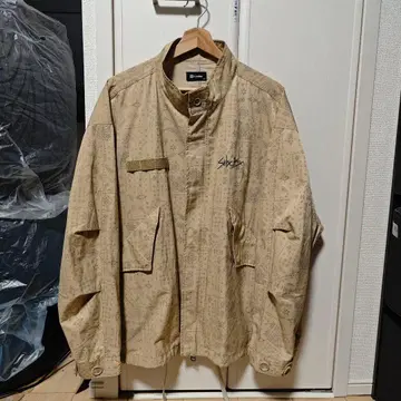 subciety 모즈 코트 L 베이지 페이즐리 무늬