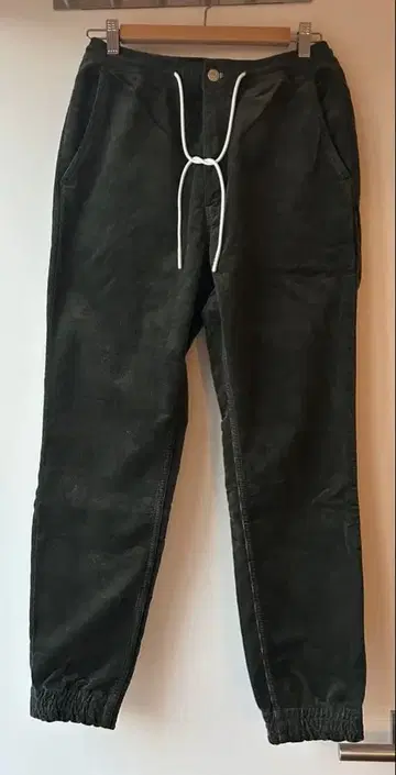 할리우드 런치마켓 스트레치 코듀로이 슬림 조거 팬츠