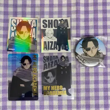 히로아카 아우터 Ver. 금박 클리어 카드 스티커 캔뱃지 아이자와 쇼타