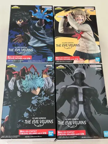 나의 히어로 아카데미아 빌런 피규어 4체 세트