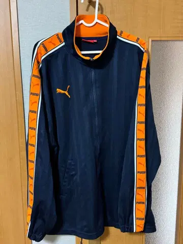 PUMA 00s 스포츠 아우터 네이비 오렌지 XO