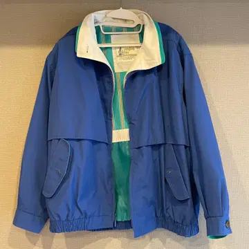 [ 구제 의류 ] London Fog 점퍼 파랑/화이트