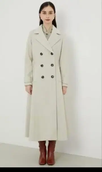 rienda 신데렐라 라인 코트 라이트 베이지 M 사이즈