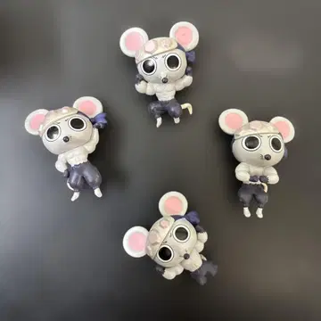 근육쥐 피규어 세트 전 4종 컴플리트