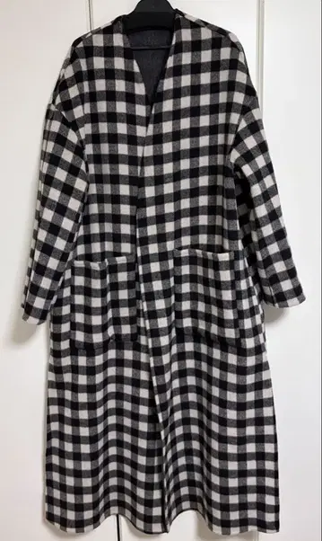 JEANASIS 리버서블 노카라 코트 새상품급