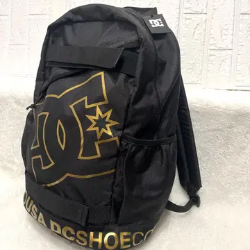 [ 새상품 ] DC Shoes 블랙 골드 백팩
