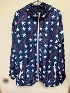 [할인 협상, 받습니다] 별 패턴 후드 부착 자켓