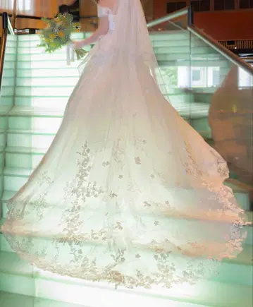 웨딩 베일 / 롱 베일 / 베일 다운 가능