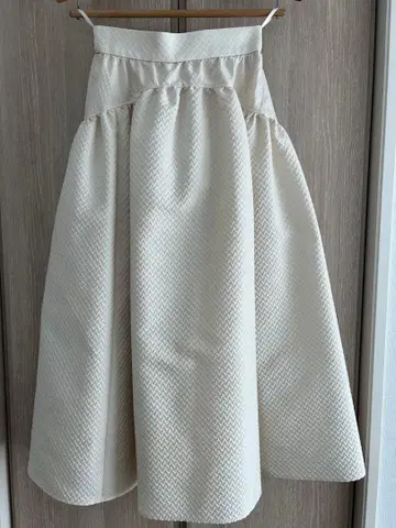 SHE 도쿄 수지 개더 캉캉 스커트 에크루 34