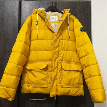 아바클로 아바크롬비&피치 다운 자켓 옐로우 컬러