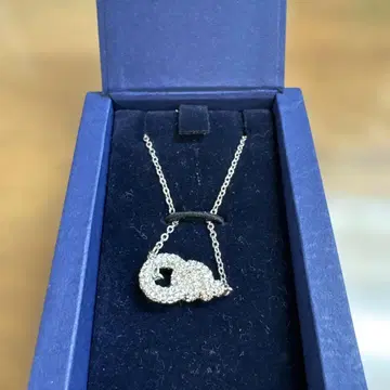 구름 디자인 목걸이 실버