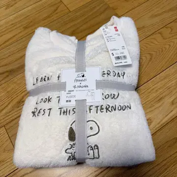 PEANUTS 스누피 플리스 룸웨어 S