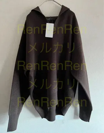 Noble 접결 턱 편직 후드 풀오버