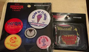 스트레인저 싱스 배지 & 스티커 세트