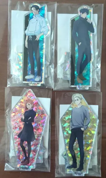 주술회전 온라인 가챠 하피크로 아크릴 스탠드 4개 세트