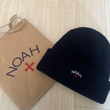 NOAH 네이비 니트 모자