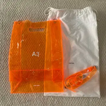 nana-nana 오렌지 A3 숄더백 [ 수납 봉투 포함 ]