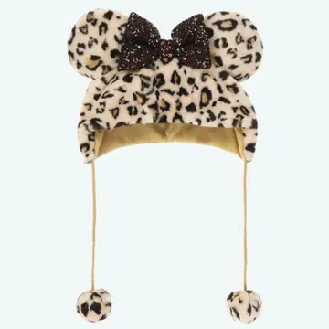 미니 레오파드 무늬 팬 캡