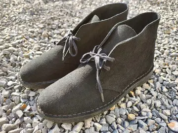 [ 새상품급 ] 클락스 트 부츠 블랙 스웨이드 크레이프솔 26cm