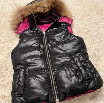 y2k TOMMY HILFIGER 후드 부착 다운 베스트 사이즈 0