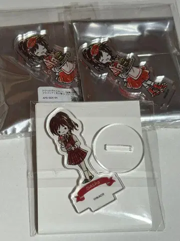 그래프 아트 아크릴 스탠드 세트 사샤