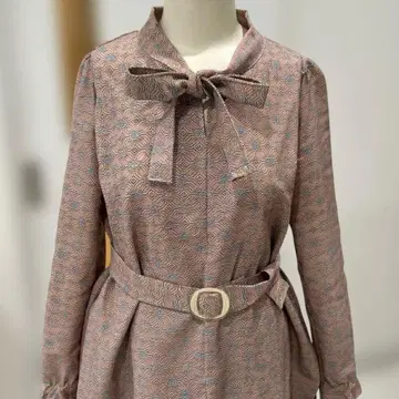 기모노 리메이크 핑크 계열 벨트 포함 셋업