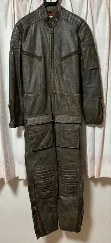 가죽 자켓 L 사이즈 다크 브라운