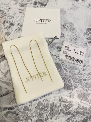 JUPITER [ K10 ] 롱 체인 아메리칸 귀걸이
