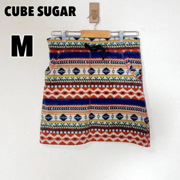 CUBE SUGAR 큐브 슈가 (M) 네이티브 플리스 스커트