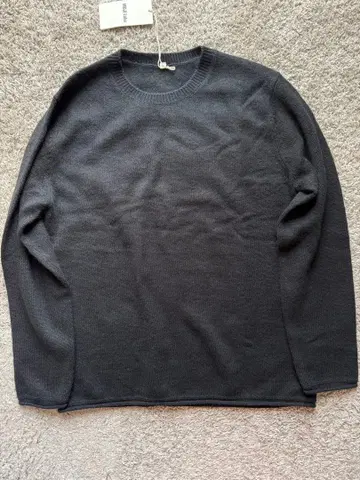 MUJI Labo 자연의 색을 살려 염색한 캐시미어 크루넥 스웨터 M