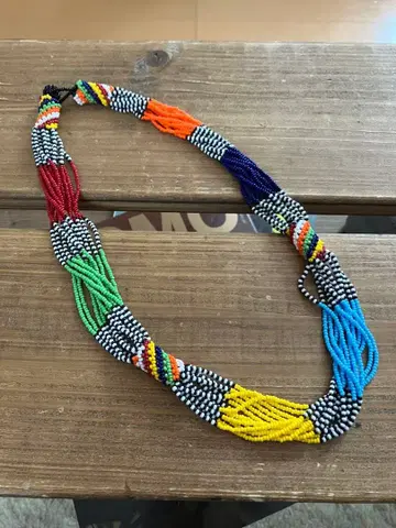 TEGE UNITED ARROWS 비즈 목걸이