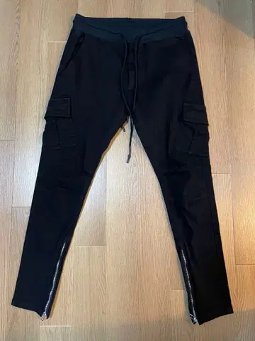 LUSOR 블랙 카고 팬츠