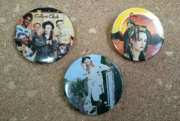 Culture Club 캔뱃지 3개