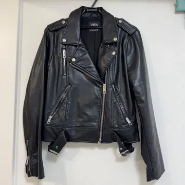 ZARA 블랙 라이더 자켓 M