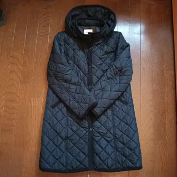 BEAMS HEART 네이비 퀼팅 자켓