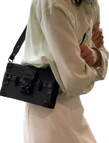 트렁크형 미니 숄더백 스퀘어 백