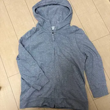 LACOSTE 그레이 후드 부착 후드티 36