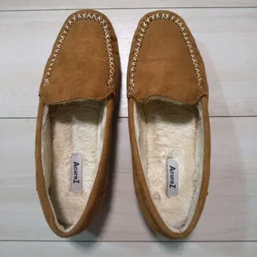 AcuareZ 브라운 스웨이드 로퍼