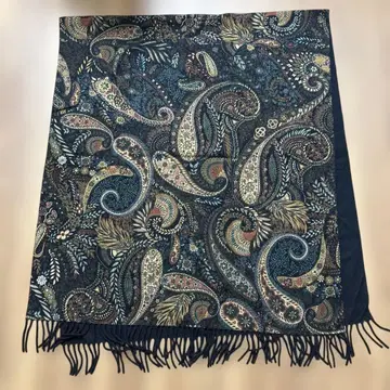 캐시미어 100% 페이즐리 무늬 스톨